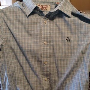 Original Penguin Munsingwear Plaid Button Down Shirt
